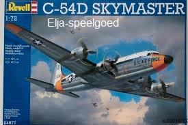 Modelbouw Revell 1:72 Douglas C-54 Skymaster 4877 vliegtuig, Hobby en Vrije tijd, Modelbouw | Vliegtuigen en Helikopters, Nieuw
