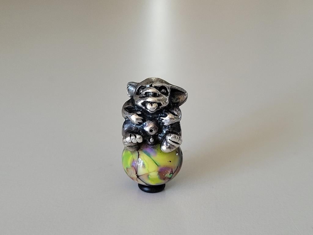 Trollbeads retired Babytrol, Sieraden, Tassen en Uiterlijk, Bedels, Ophalen of Verzenden, Zo goed als nieuw, Glas of Kristal, Trollbeads