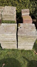 GRATIS terras tegels, Ophalen, Gebruikt, Beton, Terrastegels