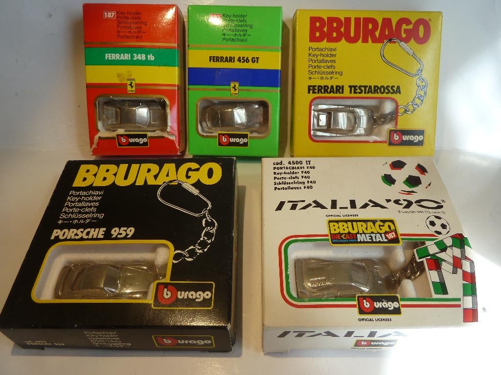 SLEUTELHANGERS met  div. Ferrari's en Porsche     (5)  M/B, Ophalen of Verzenden, Nieuw, Auto