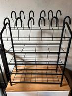 Schoenenrek met 3 lagen en laarzenhouders, Ophalen of Verzenden, Gebruikt