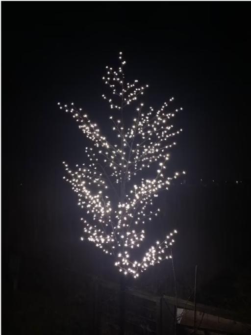 AANBIEDING | Led-Boom kersenbloesem 672 LED's 400 cm! GRTS B, Tuin en Terras, Buitenverlichting, Nieuw, Minder dan 50 watt, Zonne-energie