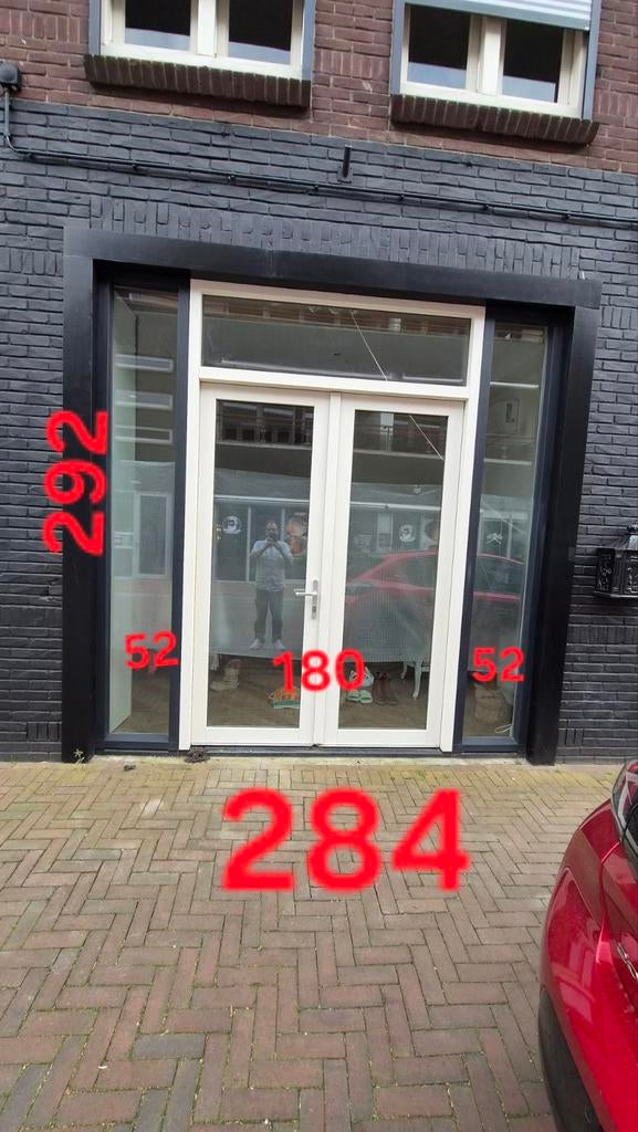 Moderne pui met zijlichten - 3 jaar oud, zo goed als nieuw, Ophalen, Glas, 120 cm of meer, 215 cm of meer