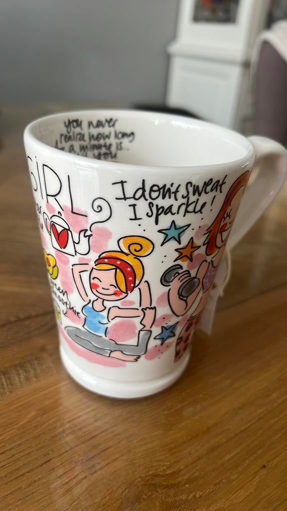 NIEUW Blond Amsterdam mok fitgirl, Huis en Inrichting, Keuken | Servies, Ophalen, Blond Amsterdam, Zo goed als nieuw, Kop(pen) en/of Schotel(s)