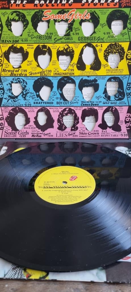 The Rolling Stones - Some Girls LP (Originele Persing), Cd's en Dvd's, Vinyl | Rock, Gebruikt, Ophalen of Verzenden, 1970 - 1979