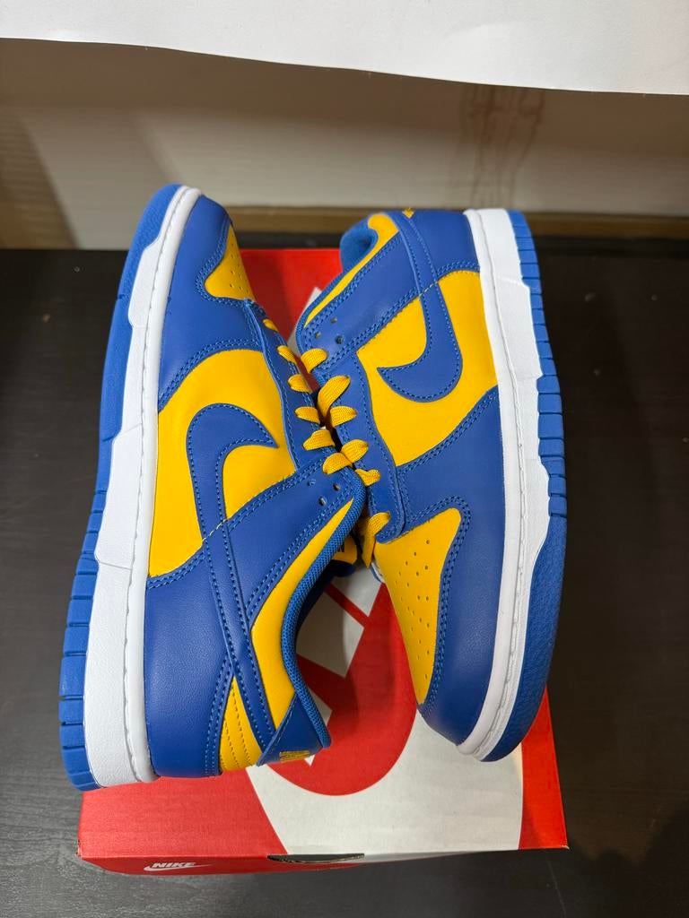 Nike Dunk Low blauw geel 40.5, Kleding | Heren, Schoenen, Blauw, Nieuw, Ophalen of Verzenden, Sneakers of Gympen