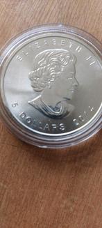 Maple leaf, Ophalen of Verzenden, Zilver