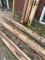 Oude en iets nieuwere gebinten uit boererij., Doe-het-zelf en Verbouw, Hout en Planken, Ophalen, Gebruikt, Eiken, 50 mm of meer