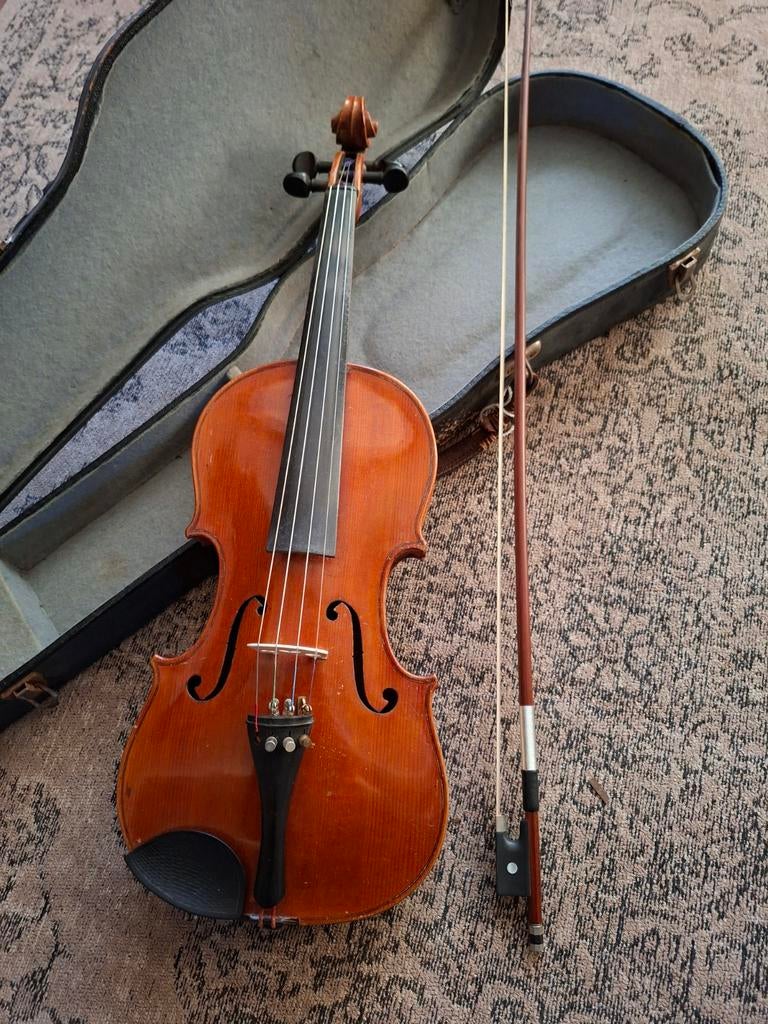 4/4 viool, Ophalen of Verzenden, Gebruikt, 4/4-viool