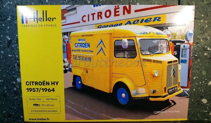 Citroen HY 1:24 Heller, Hobby en Vrije tijd, Modelbouw | Auto's en Voertuigen, Nieuw, Auto, Groter dan 1:32, Overige merken, Verzenden