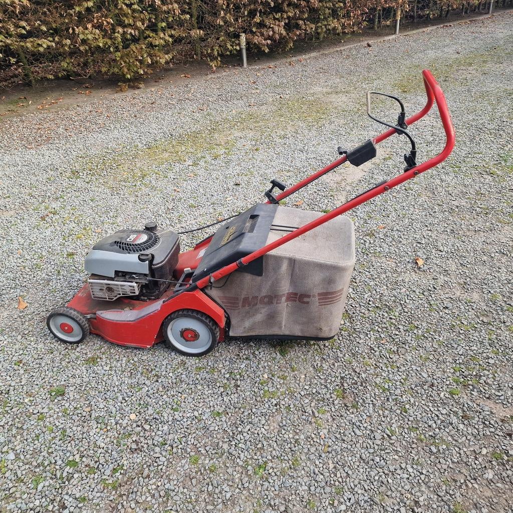 Motec MB X48 Grasmaaier- Opknap, Cirkelmaaier, Gebruikt, Ophalen of Verzenden, Opvangbak