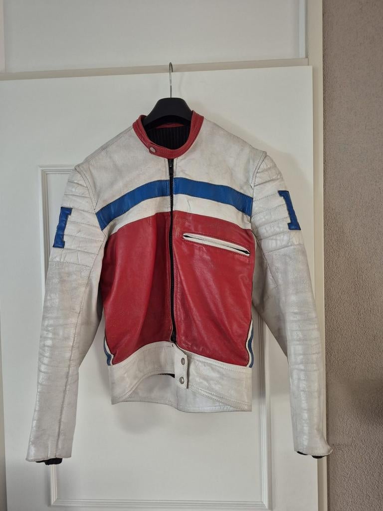 Vintage Honda moter jack, Ophalen of Verzenden, Tweedehands, Jas | leer