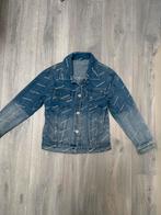 Spijkerjas Maat S Balenciaga tekst op geprint, Kleding | Dames, Jassen | Zomer, Ophalen of Verzenden, Zo goed als nieuw, Maat 36 (S)