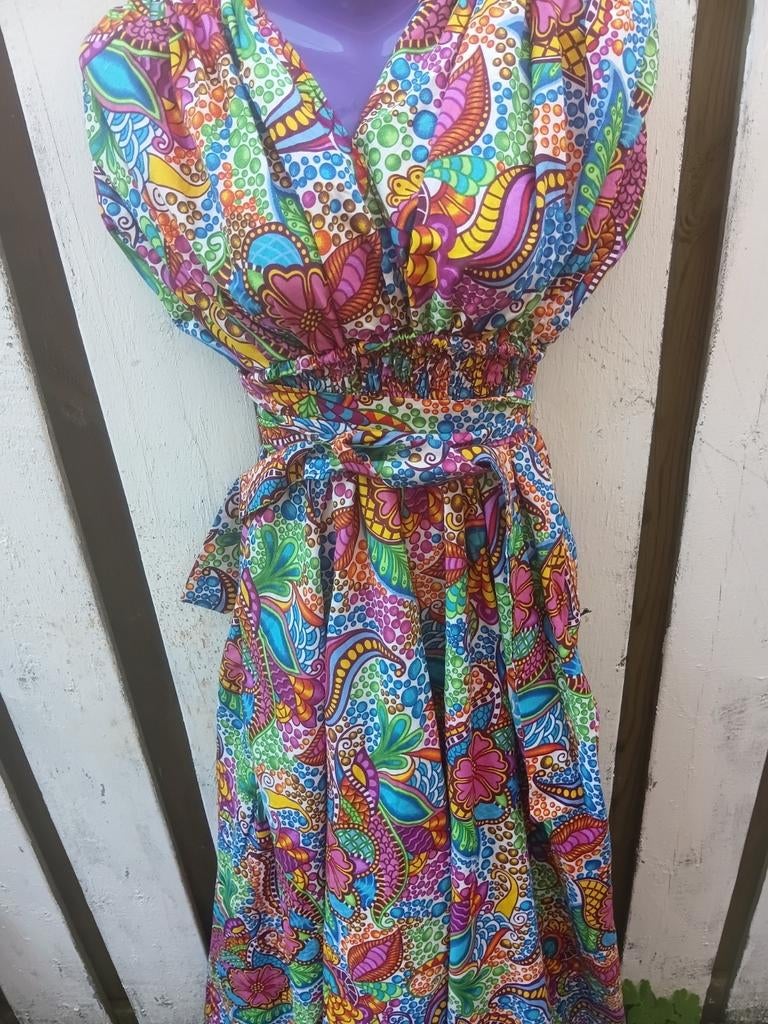 Jumpsuit batik katoen 2 zakken Opruiming, Ophalen of Verzenden, Nieuw