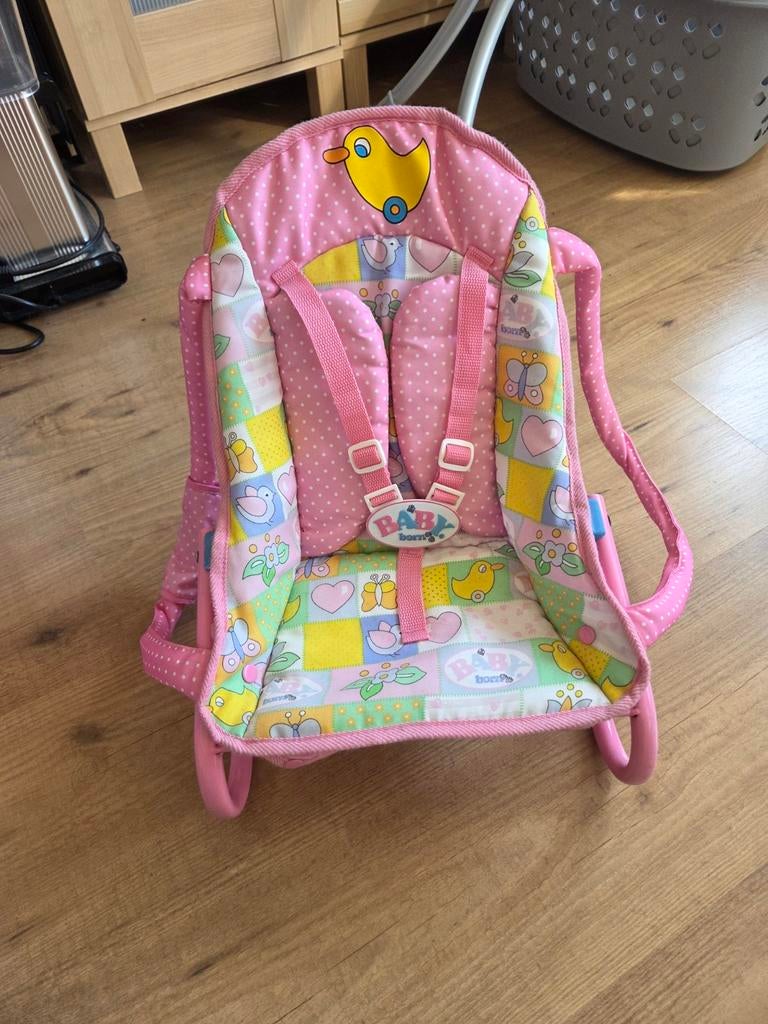 Baby Born wipstoeltje, Ophalen