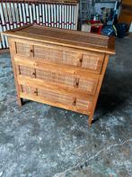 Houten kastje met 3 laden, Ophalen, Minder dan 50 cm, Gebruikt, Met lade(s)