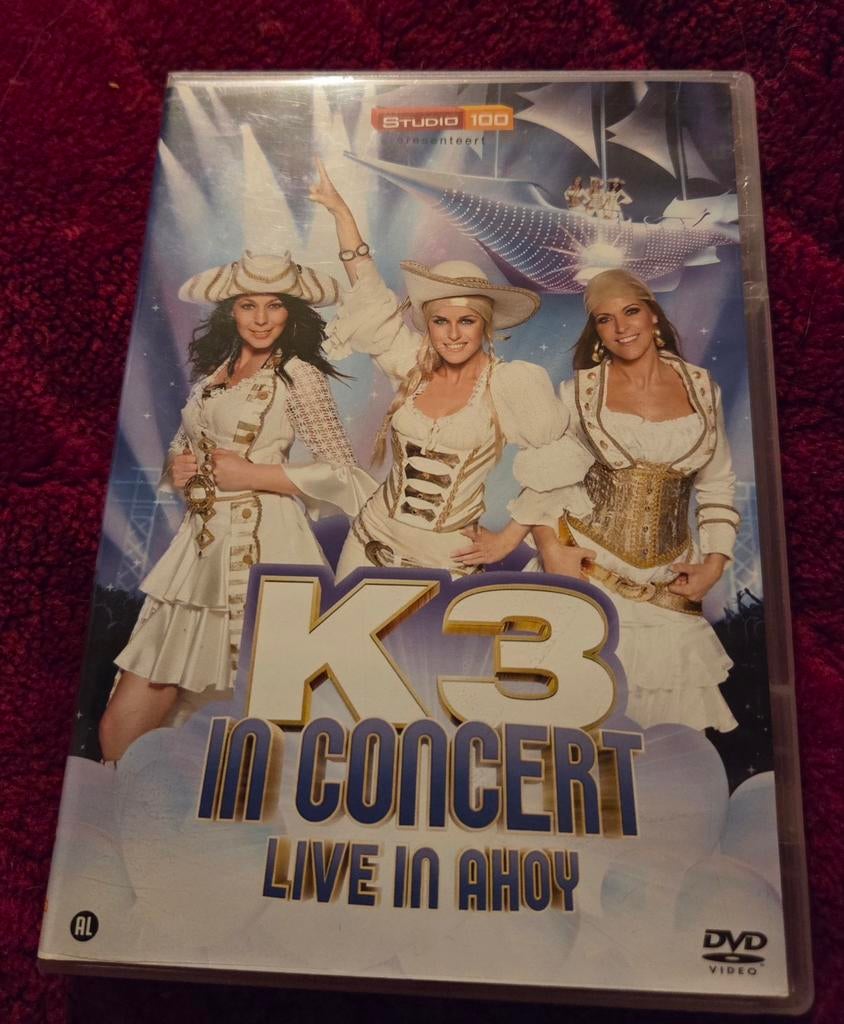 K3 in  Concert, Live in Ahoy  - DVD, Alle leeftijden, Ophalen of Verzenden, Zo goed als nieuw, Overige genres