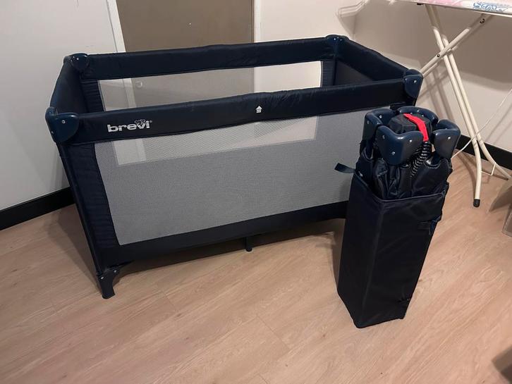 Brevi Campingbedje incl. Matras, Kinderen en Baby's, Kinderkamer | Bedden, Zo goed als nieuw, Minder dan 140 cm, Minder dan 70 cm