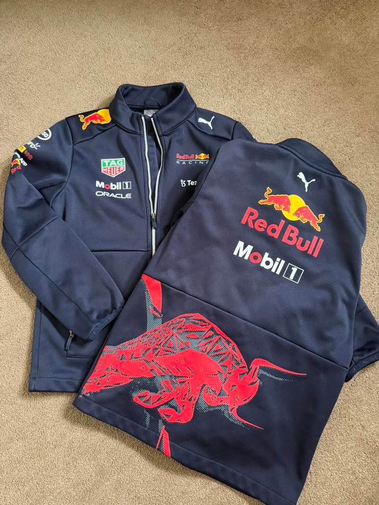 Zomerjas Red Bull Racing Kinder softshell/tussendoor jas, Ophalen of Verzenden, Gebruikt, Jongen of Meisje, Jas