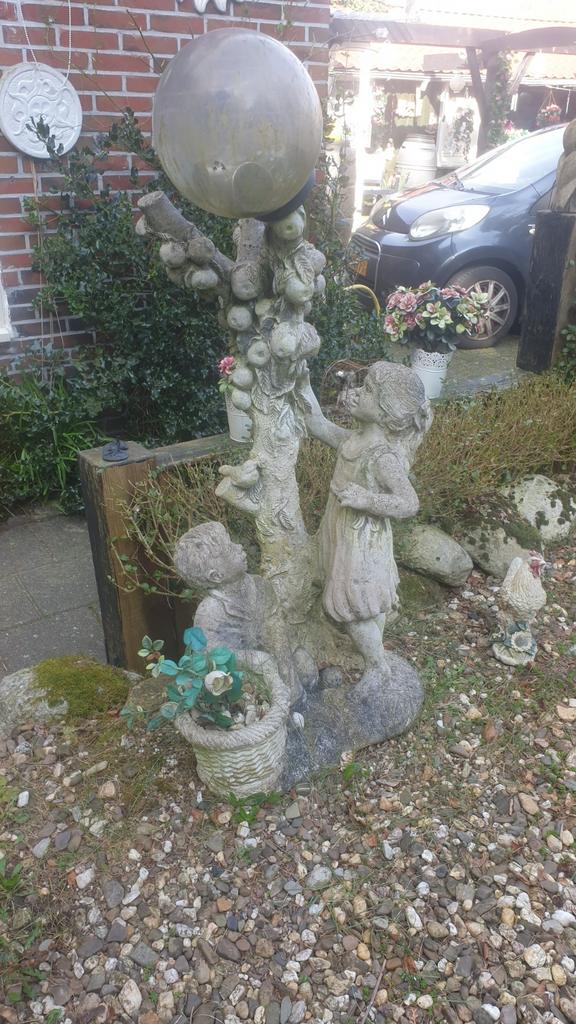 Tuin beelden, Ophalen, Beton, Waterornament