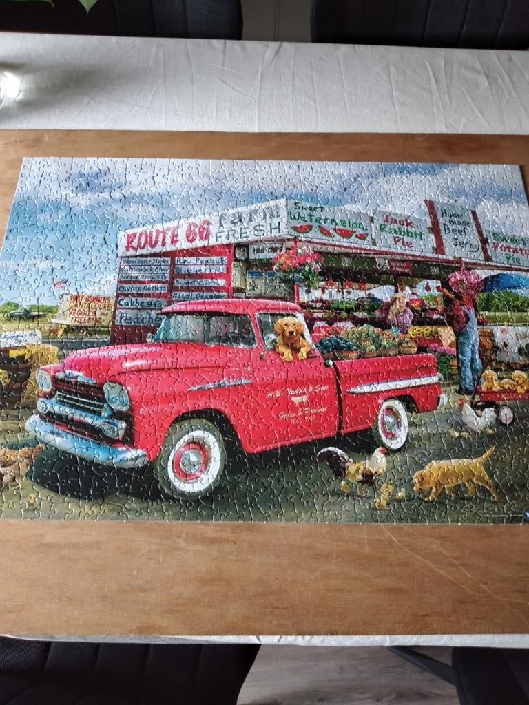 Puzzel Americans trucks, Ophalen, A1 t/m A3, Overige onderwerpen