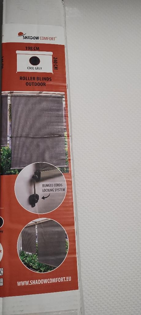 Buitenrolgordijn 1.98x2.40 Sahara Sand, Kunststof, Verzenden, Nieuw, 40 liter of meer