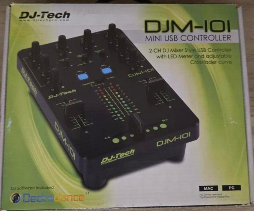 Dj-Tech DJM-101, Ophalen of Verzenden, Nieuw, Minder dan 5 kanalen, Microfooningang