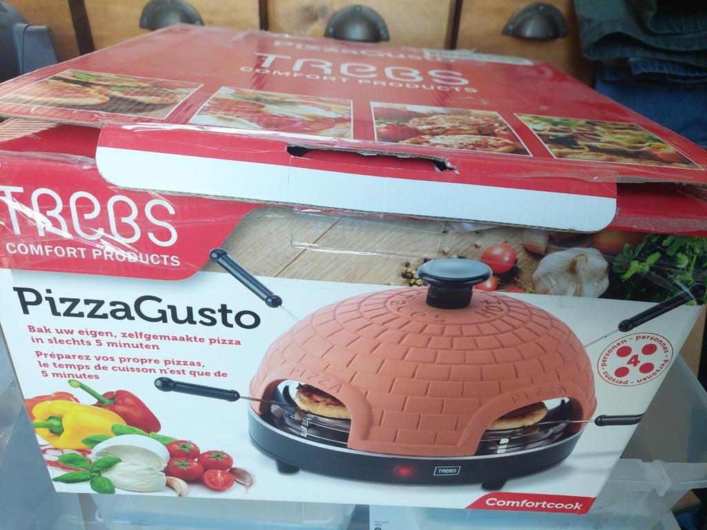 Pizzarette PizzaGusto voor 4 personen, Ophalen, Minder dan 45 cm