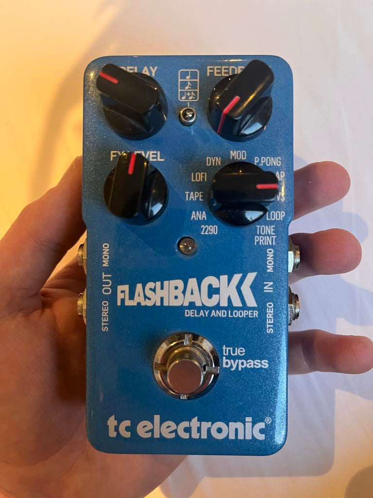 TC Electronic Flashback Delay & Looper gitaarpedaal, Ophalen of Verzenden, Zo goed als nieuw, Delay of Echo
