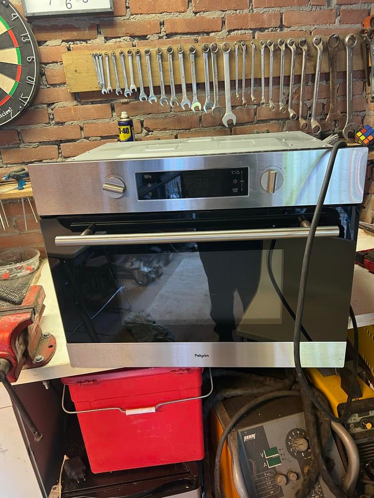 Pelgrim Oven met Magnetronfunctie - Inbouw, Witgoed en Apparatuur, Ovens, Ophalen, Gebruikt, Oven, Inbouw