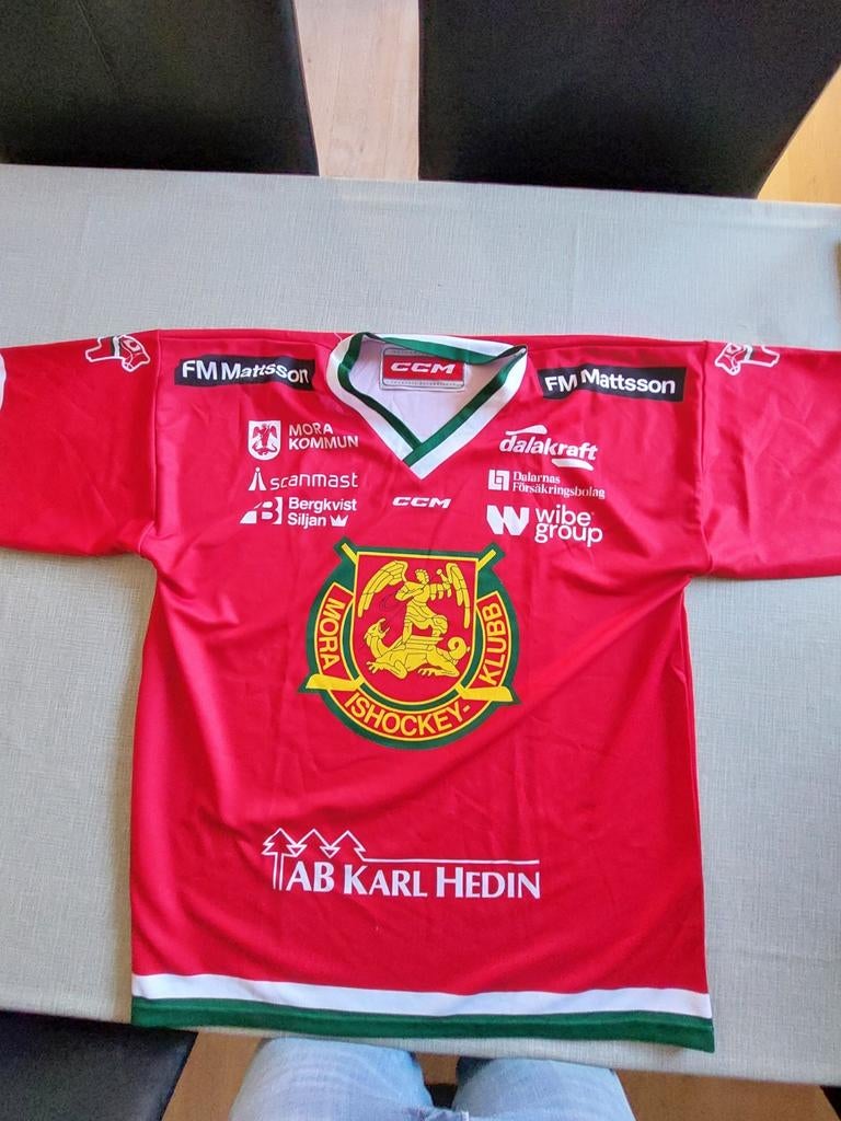 Mora IK IJshockey Shirt - Zweedse Club (2e niveau), Sport en Fitness, IJshockey, Ophalen of Verzenden, Zo goed als nieuw, Kleding