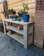 Sidetables, tuintafels van steigerhout, Tuin en Terras, Verzenden, Nieuw