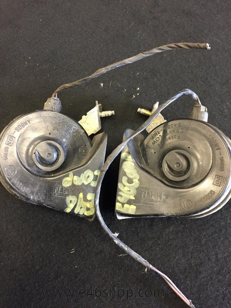 Claxon BMW E46 Compact hoge en lage toon, Auto-onderdelen, Gebruikt, -, -, Ophalen of Verzenden