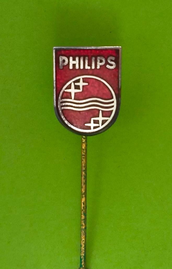 Emaille speldje Philips, Verzamelen, Speldjes, Pins en Buttons, Ophalen of Verzenden, Zo goed als nieuw, Overige onderwerpen