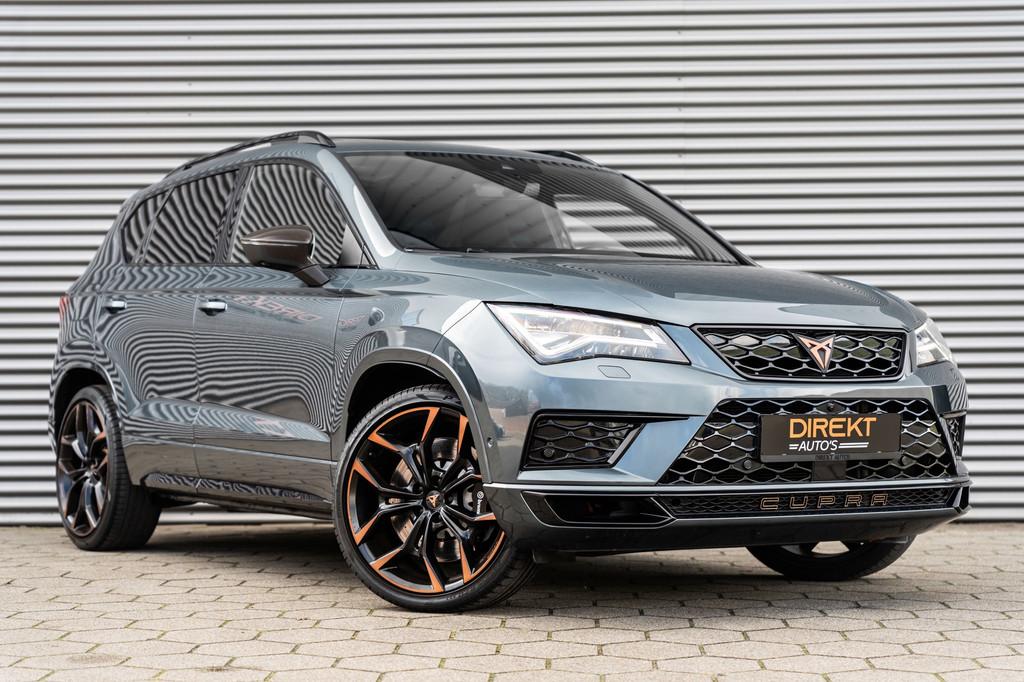 CUPRA Ateca 2.0 TSI 4DRIVE LIMITED PANO AKRA CARBON BREMBO, Automaat, Gebruikt, Zwart, 4 cilinders