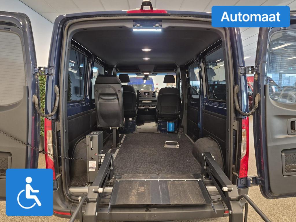 Mercedes Sprinter L1H1 Rolstoelbus Automaat, Auto's, Bestelauto's, Automaat, 12 maanden, Stof, Gebruikt