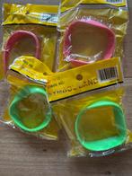 Plastic polsbandjes-siliconen  armbandjes, Ophalen of Verzenden, Zo goed als nieuw, Kunststof of Plastic