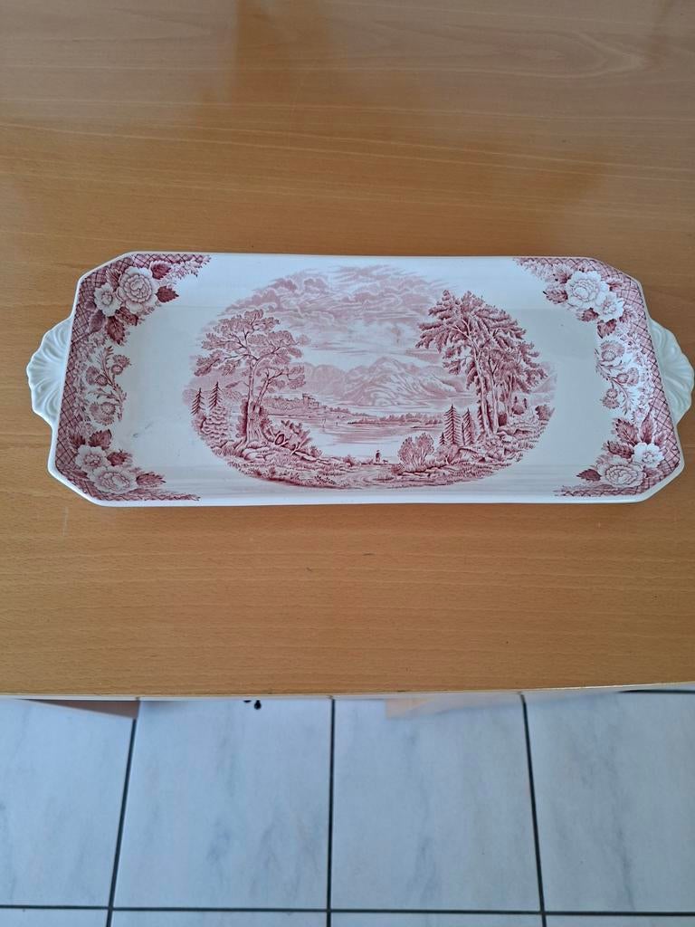 Wedgwood cakeschaal "Lochs of Scotland" - Loch Creran, Ophalen of Verzenden
