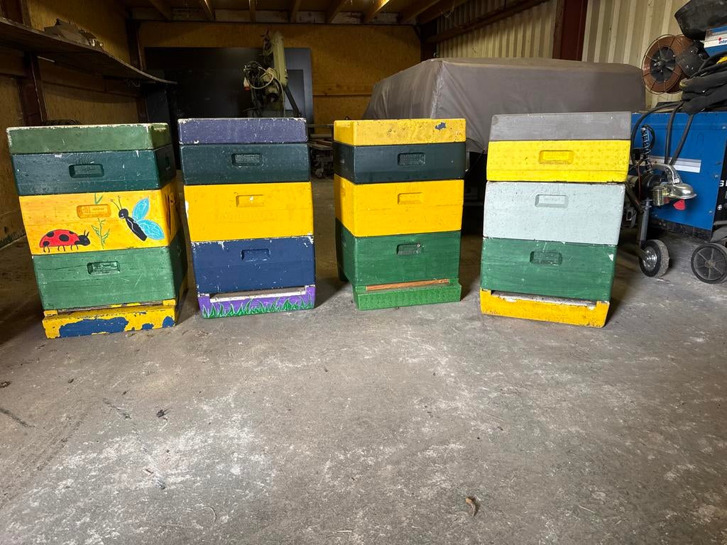 Segerberger bijenkasten vier stuks, Dieren en Toebehoren, Bijen