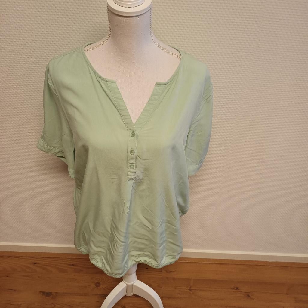 CECIL - Leuke top, mintgroen, maat L., Kleding | Dames, Maat 42/44 (L), Ophalen of Verzenden, Zo goed als nieuw, Korte mouw