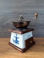 Vintage porseleinen koffiemolen, antieke handmatige koffiebo, Ophalen of Verzenden