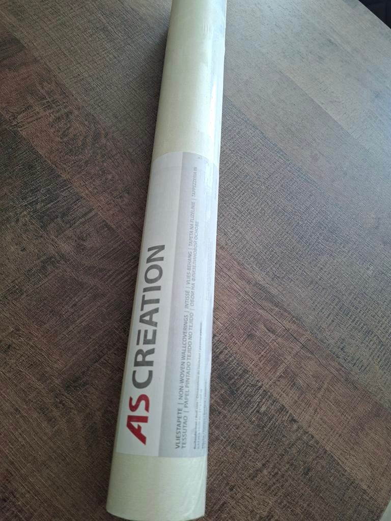 2 nieuwe rollen behang!, Ophalen of Verzenden, 10 tot 25 m², Wit