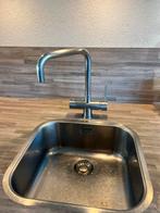 Bruynzeel keuken met Pelgrim apparatuur en diep aanrechtblad, Huis en Inrichting, Ophalen, Gebruikt, Overige kleuren, Enkelwandige keuken