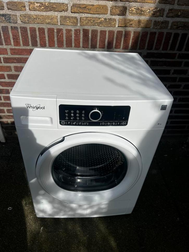 Whirlpool 8KG Warmtepomp droger A+++, Witgoed en Apparatuur, Wasdrogers, Zo goed als nieuw, Condens, 6 tot 8 kg, 85 tot 90 cm