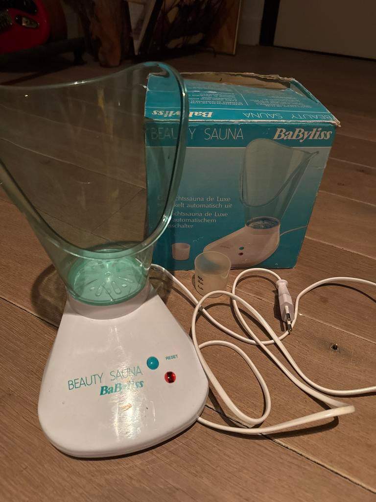 Babyliss Beauty Sauna Gezichtssauna, Ophalen of Verzenden, Gebruikt, Gehele gezicht, Reiniging