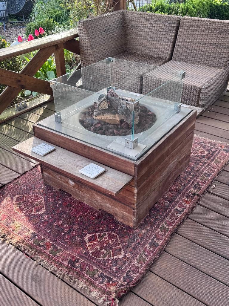 Happy Cocooning terrashaard / vuurtafel TOP !, Tuin en Terras, Vuurtafels, Gebruikt, Ophalen