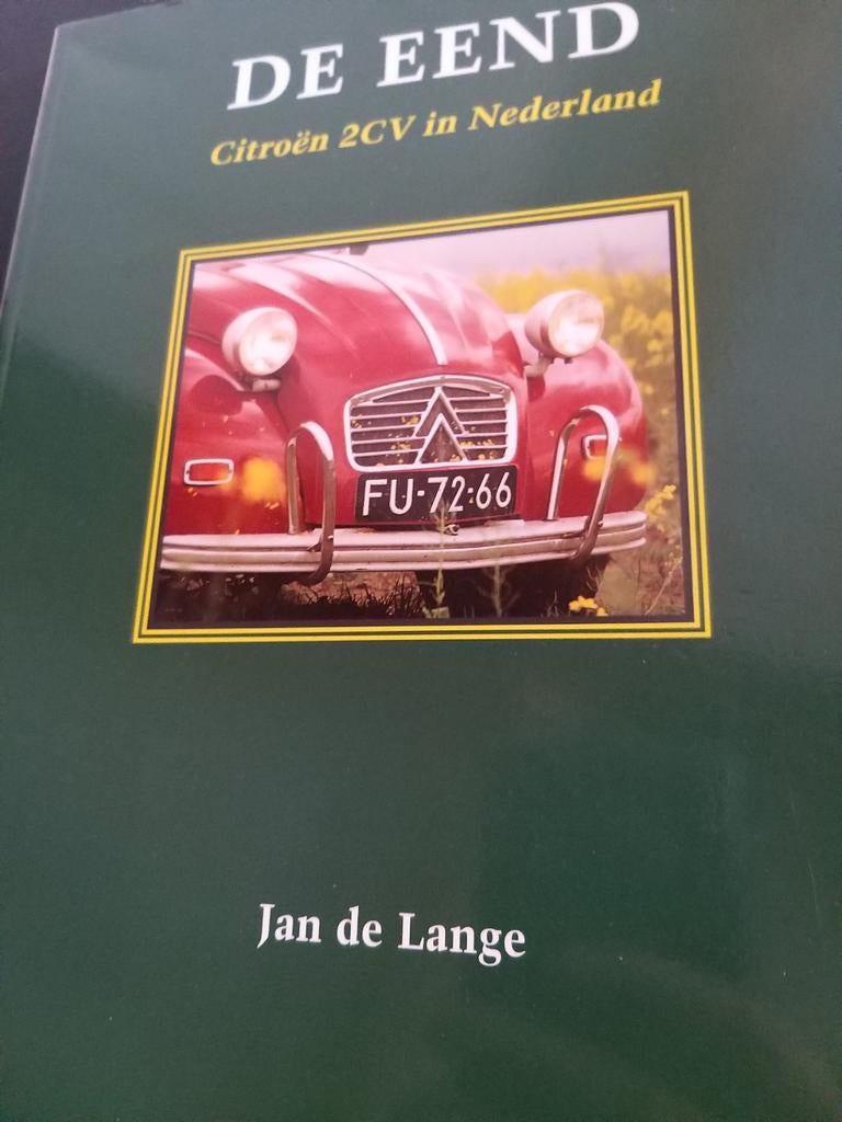 Boek Nederlands Citroën 2cv eend Jan de Lange óók Sahara 4x4, Ophalen of Verzenden, Zo goed als nieuw, Citroën