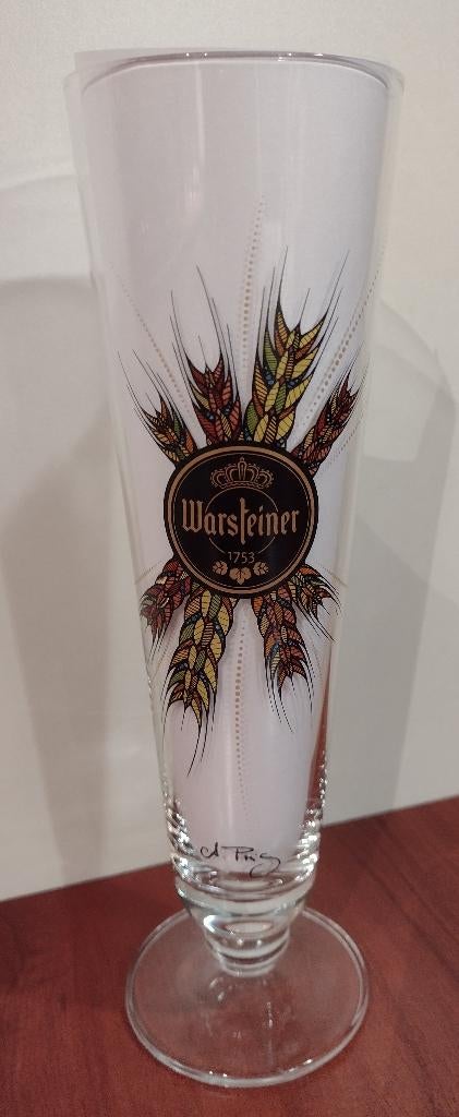 Warsteiner Art Collection Andreas Preis. (G2), Verzamelen, Biermerken, Ophalen of Verzenden, Zo goed als nieuw, Glas of Glazen