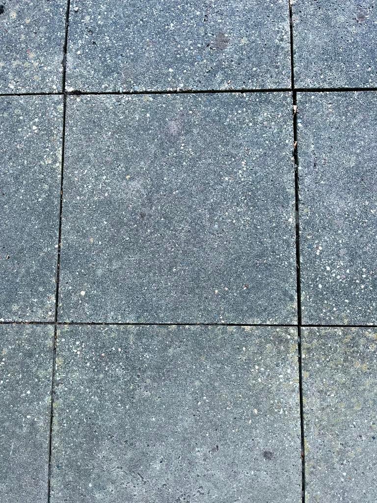 Grijze terrastegels 50x50 cm, Tuin en Terras, Tegels en Klinkers, Ophalen, Gebruikt, 10 m² of meer, Beton