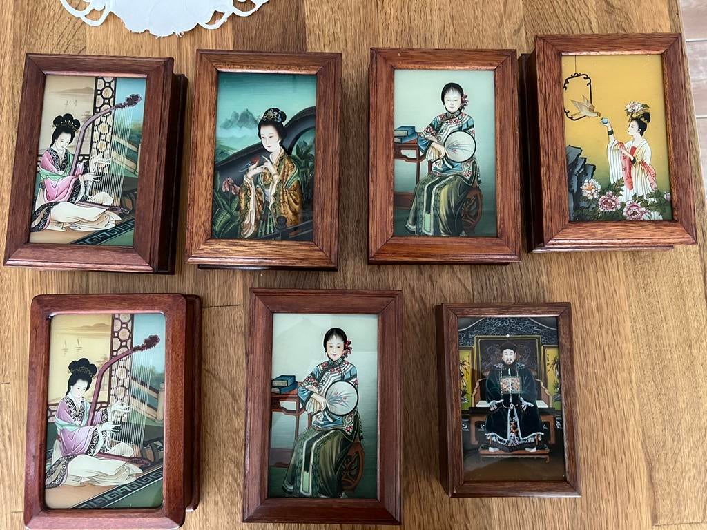 7x houten sieradendoos nieuw, Ophalen of Verzenden